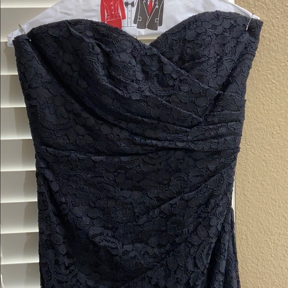 Black Lace Bridemaid Dress - Picture 2 of 4